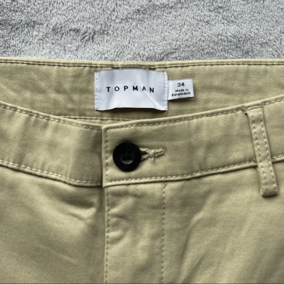 Topman Khaki Shorts - Picture 3 of 7